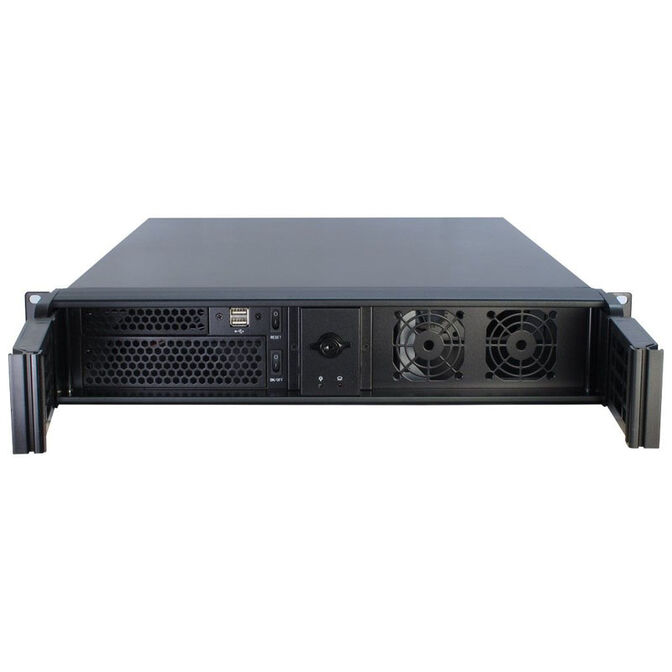 Inter-Tech IPC 2U-2098-SL, 19" Rack Servergeh&auml;use - schwarz image number 1