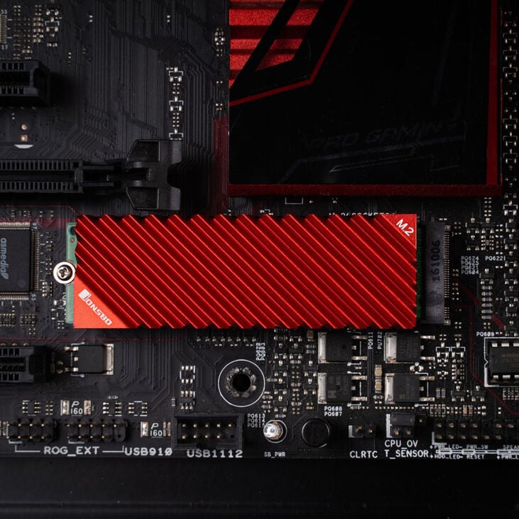 Jonsbo M. 2-3 M.2 SSD Kühlkörper - rot image number 6