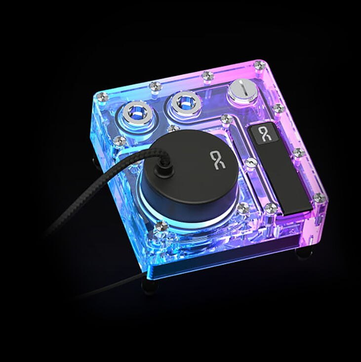 Alphacool Core Reservoir 120mm expansion tank with VPP-Apex pump image number 1