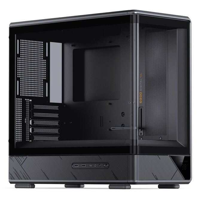 Jonsbo D200 PC-Geh&auml;use, Mini-Tower, mATX, Tempered Glass - schwarz image number 0