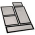 Demciflex Staubfilter-Set für Lian Li TU150 Mini ITX - schwarz image number null