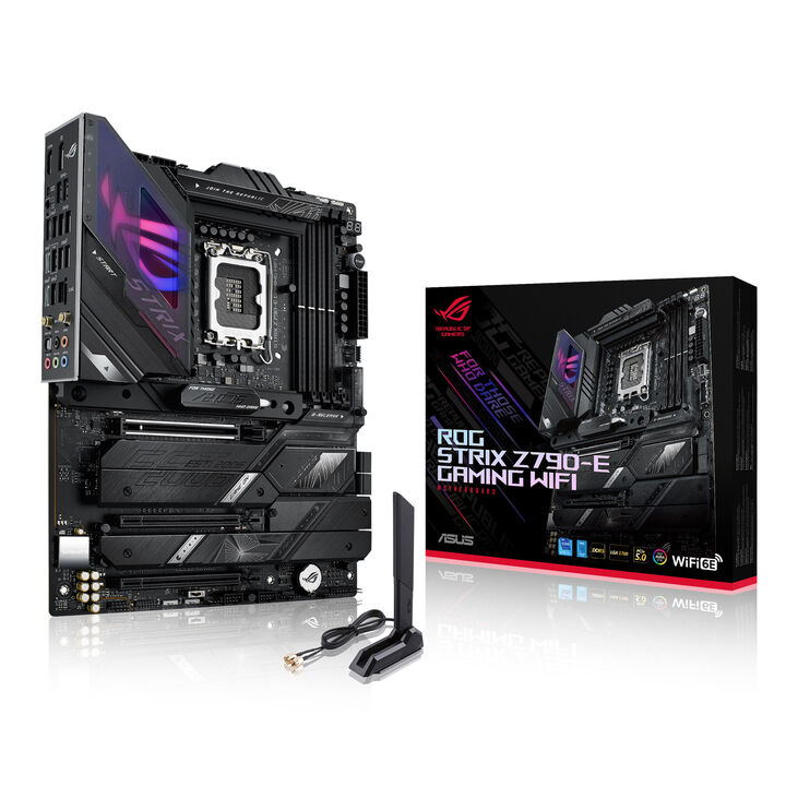 ASUS ROG Strix Z790-E Gaming WiFi Motherboard, Socket 1700, Intel Z790, ATX, DDR5 image number 0