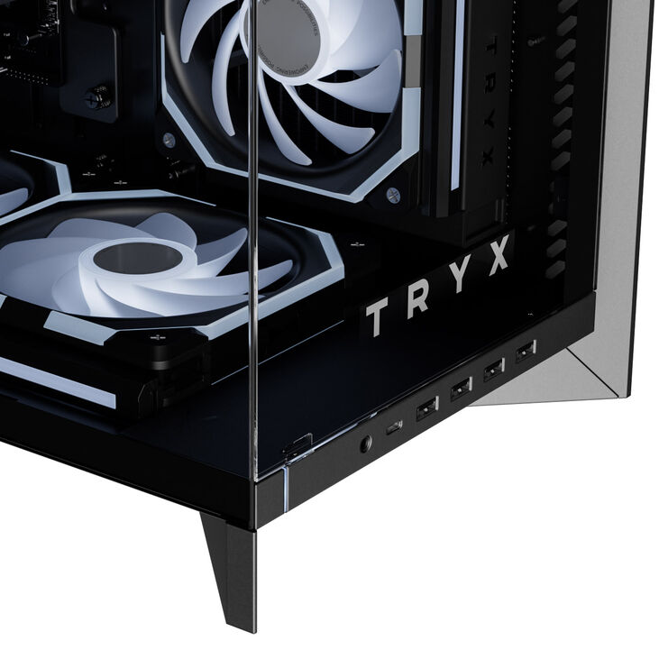 TRYX LUCA L70 PC-Gehäuse, Midi-Tower, E-ATX, Tempered Glass - schwarz image number 9