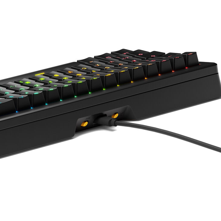 Glorious GMMK 3 65% Custom Gaming Keyboard - Pre-Built, ISO (DE), Fox Switches, Black image number 3