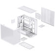 Jonsbo D300 Midi-Tower, 270 Grad, Tempered Glass - wei&szlig; image number null