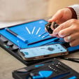 iFixit Pro Tech Toolkit + iFixit FixMat Magnetic Project Mat, ESD-Protected - Blue image number null