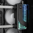 Alphacool Core DDCzero Flat 140 Ausgleichsbeh&auml;lter mit Pumpe - Acryl image number null