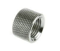 Bitspower Multi Adapter G1/4 inch female to G1/4 inch female, shiny silver