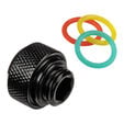 Alphacool Eiszapfen 13mm Hardtube compression fitting G1/4, 6-Pack - black image number null