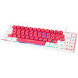 GAMIAC TKL69G SF Gaming Keyboard, Kailh Blue Switches, RGB - white/red image number null
