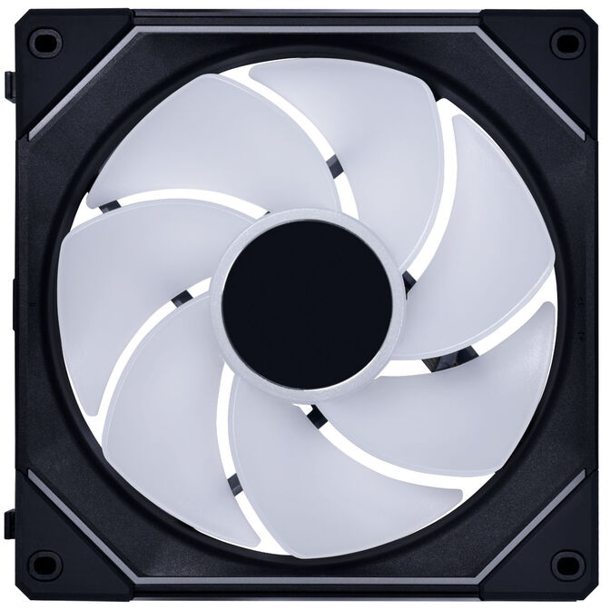 Lian Li UNI FAN SL-INF 140 ARGB Reverse Blade PWM Fan, 3-pack - 140mm, black + 1x UNI FAN SL-INF 140 ARGB PWM Fan - 140mm image number 11