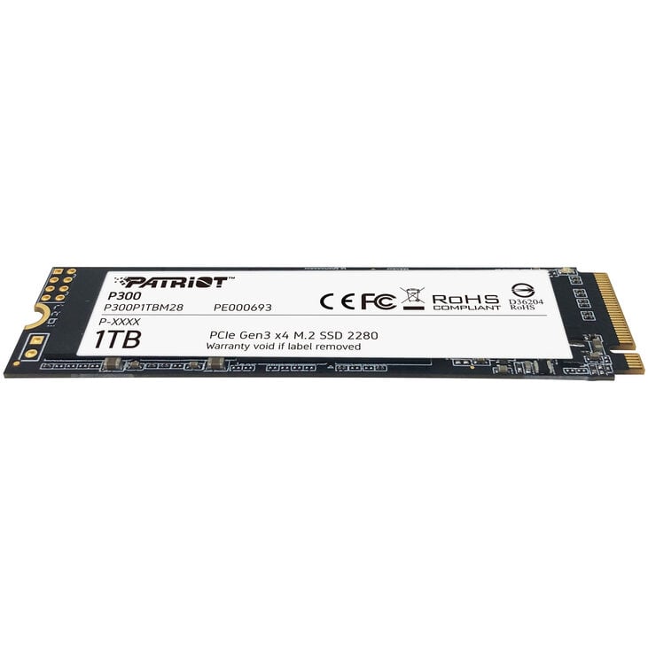 Patriot P300 NVMe SSD, PCIe 3.0. M.2 Type 2280 - 1TB image number 2