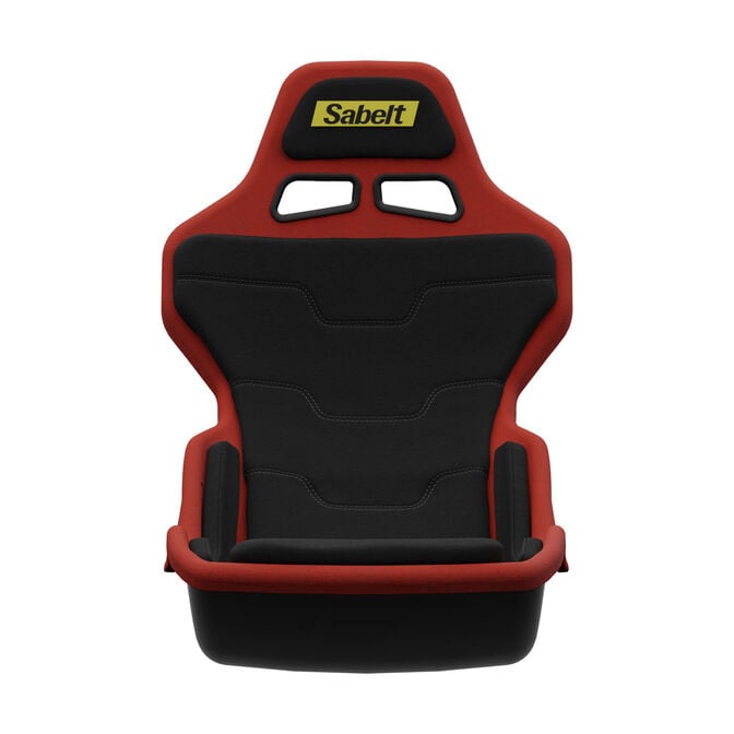 Sabelt SRP-1 Simracing-Sitz, Glasfaser-Schale, Formel-Design, gepolstert - racing black image number 2