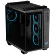 ASUS TUF Gaming GT502 Horizon PC Case, Mid Tower, ATX, Tempered Glass - Black image number null