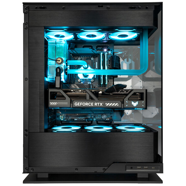 Gaming PC Ionic Flow Elite, AMD Ryzen 7 9800X3D, NVIDIA GeForce RTX 5080 - Custom Wasserkühlung image number 2