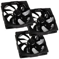 Noiseblocker NB-eLoop Fan B14-PS Black Edition - 140mm PWM, 3 pieces