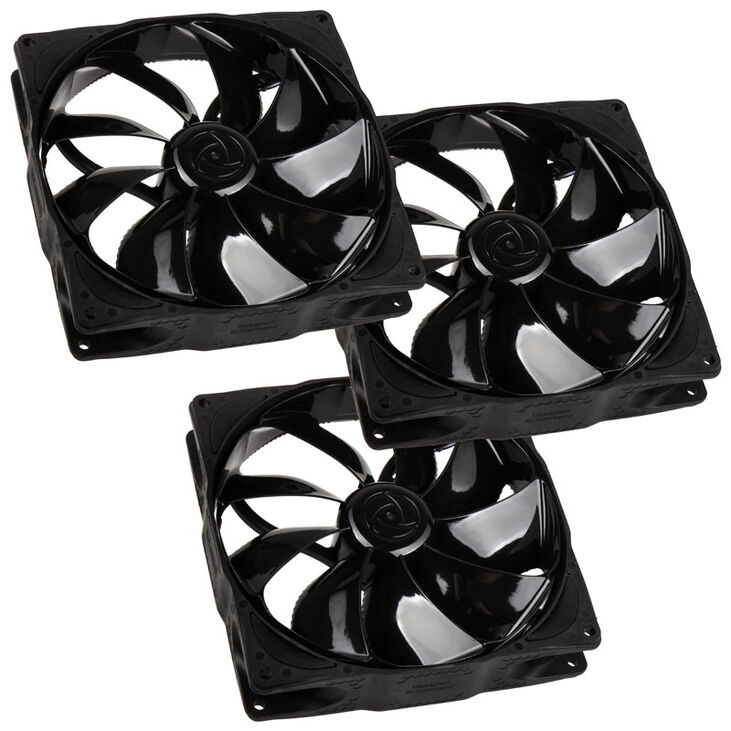 Noiseblocker NB-eLoop Fan B14-PS Black Edition - 140mm PWM, 3 Stück image number 0