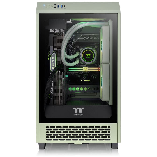 Thermaltake The Tower 200 PC-Geh&auml;use, Mini-Geh&auml;use, Mini-ITX, Tempered Glass - Matcha Green image number 4