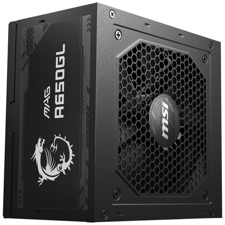 MSI MAG A650GL  Netzteil, 80 PLUS Gold, vollmodular, ATX 3.0 - 650 Watt image number 0