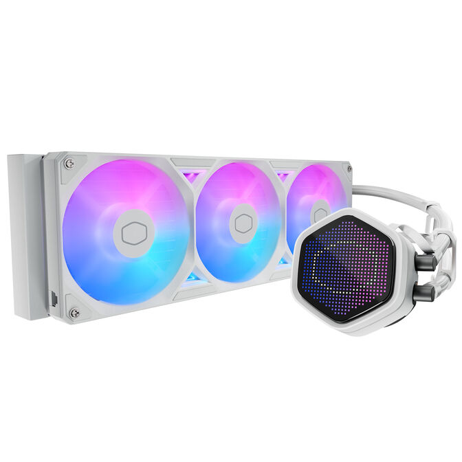Cooler Master MasterLiquid 360 Atmos 2 Pixel LED AiO Wasserk&uuml;hlung - wei&szlig; image number 1