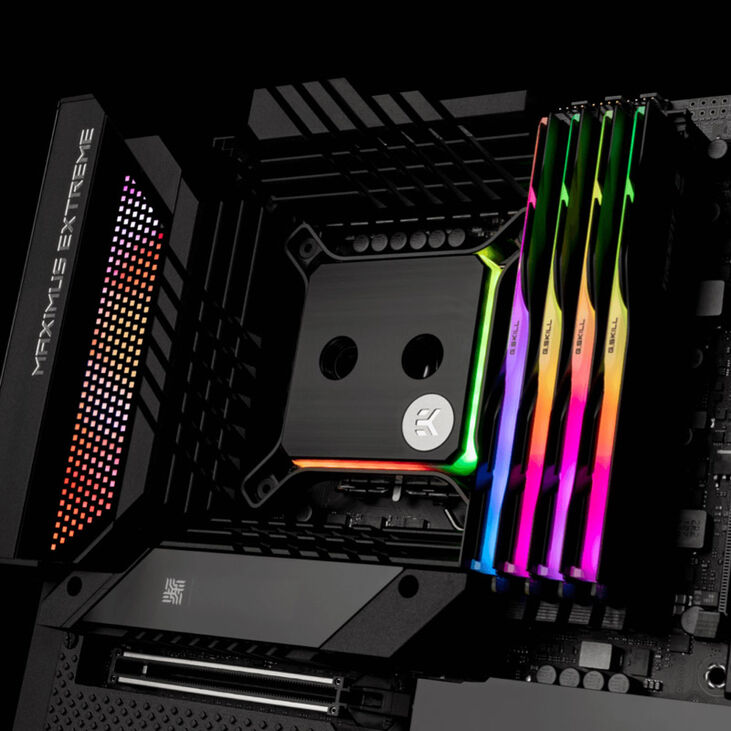 EK Water Blocks EK-Quantum Magnitude D-RGB - 1700 Nickel + Acetal image number 2