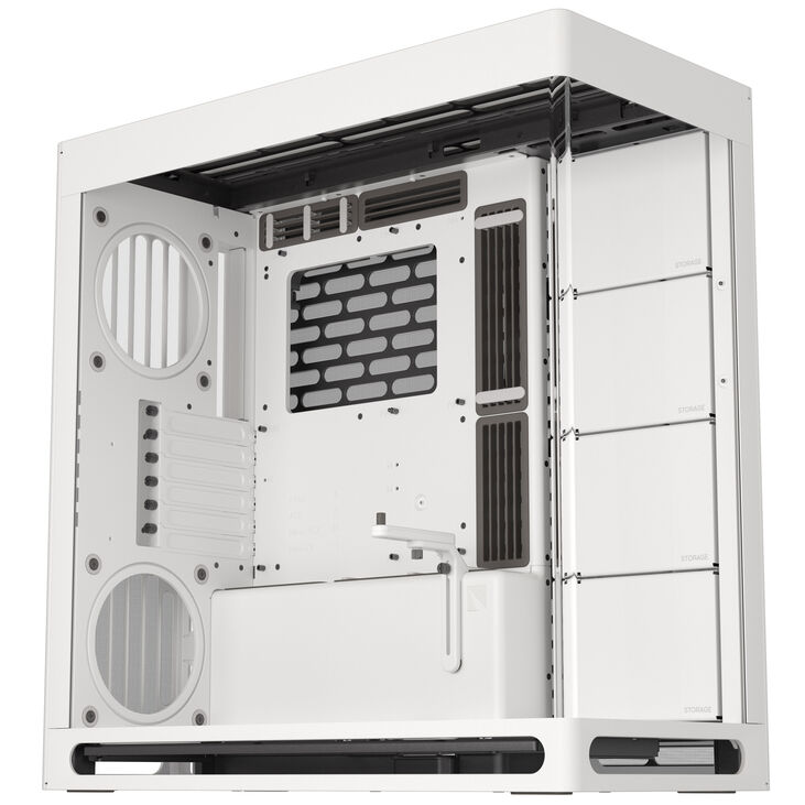 HAVN HS 420 PC-Gehäuse, Midi-Tower, E-ATX, Tempered Glass - weiß image number 0