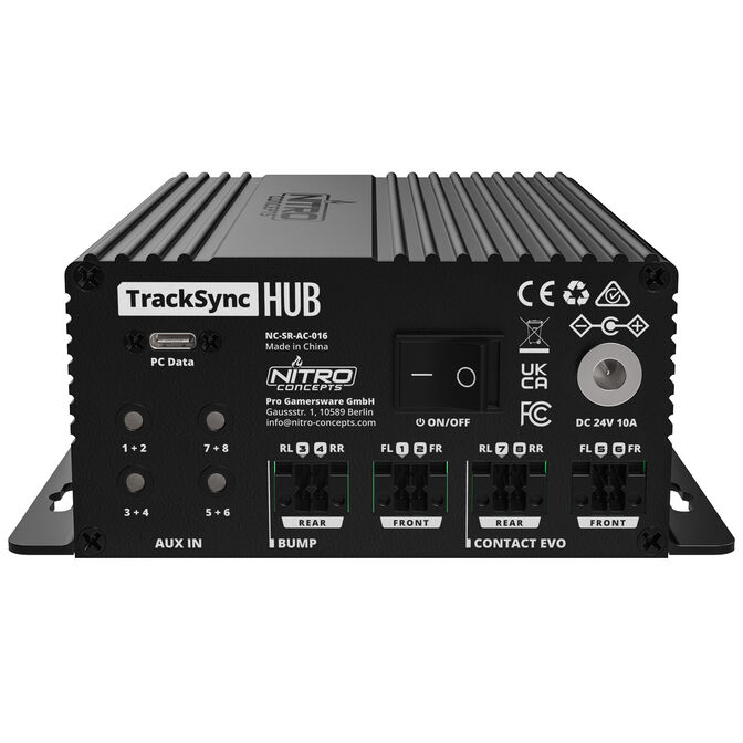 Nitro Concepts TrackSync Hub, 8-Kanal-Haptik-Hub f&uuml;r Simracing image number 4