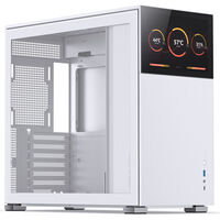 Jonsbo D41 Screen ATX Geh&auml;use, Tempered Glass - wei&szlig;