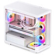 Jonsbo D300 Midi-Tower, 270 Grad, Tempered Glass - wei&szlig; image number null