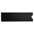 AXAGON CLR-M2L6 passive M.2 SSD heatsink - 2280, 6 mm height, aluminium, black image number null