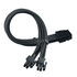 SilverStone EPS 8-Pin zu EPS/ATX 4+4-Pin Kabel, 300mm - schwarz image number null