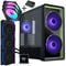Lian Li LANCOOL 217 INF PC Case Bundle + HydroShift II LCD-S 360TL AIO + 3x UNI FAN SL-INF 120 Reverse Blade Fans - Black