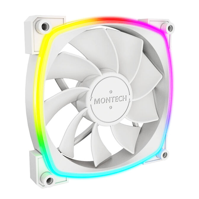 Montech RX120 PWM ARGB Reverse Fan - 120mm, white image number 0