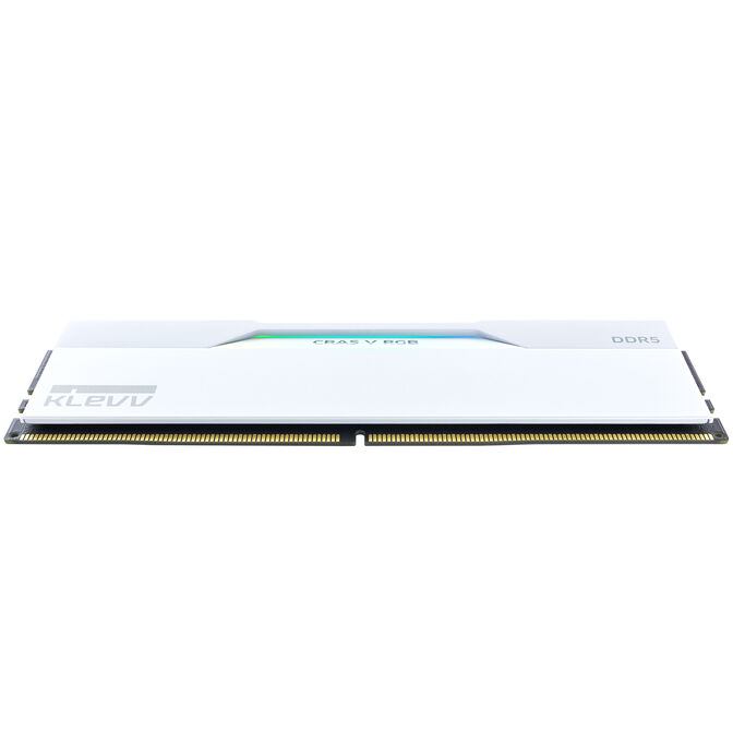 KLEVV CRAS V RGB DDR5-6400 RAM, CL30, XMP 3.0, EXPO - 32 GB Dual-Kit, wei&szlig; image number 6