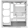 Aerocool D520A PC Case, Mid Tower, ATX, Tempered Glass, RGB - White image number null