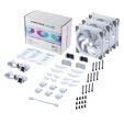 Phanteks NV9 E-ATX-Geh&auml;use, Tempered Glass, ARGB + D30 PWM Regular Airflow, D-RGB L&uuml;fter, 3er Pack - 140mm, wei&szlig; image number null