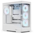 Aerocool P500A PC-Geh&auml;use, Midi-Tower, ATX, Tempered Glass, RGB - wei&szlig; image number null