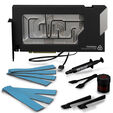 Thermal Grizzly DeltaMate 5080 Astral GPU Water Cooler, ARGB, with Backplate - Acrylic, Black image number null