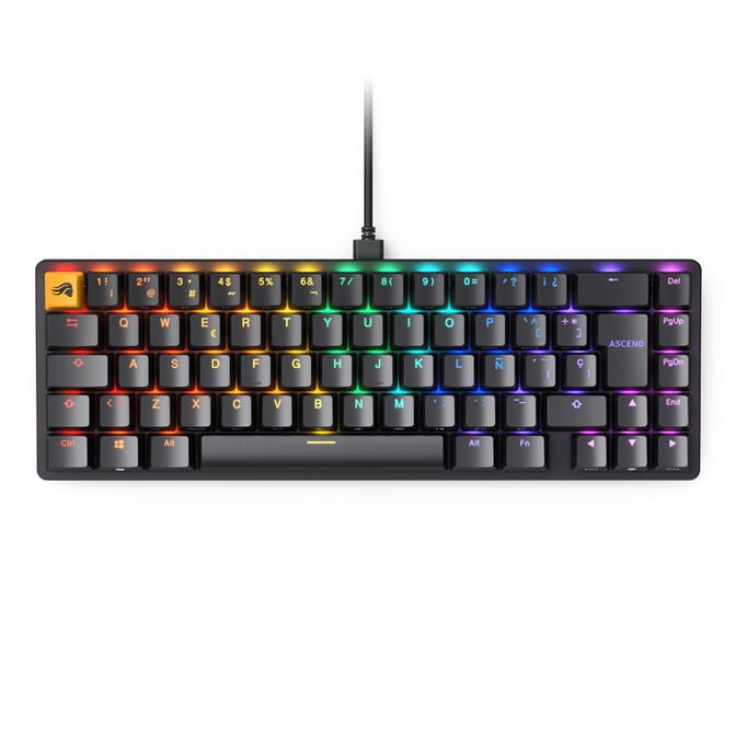 Glorious GMMK 2 Compact Keyboard - Fox Switches, ES Layout, Black image number 0