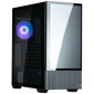 Zalman Z10 DS PC-Gehäuse, Midi-Tower, ATX, RGB, Tempered Glass - schwarz, mit LCD-Display