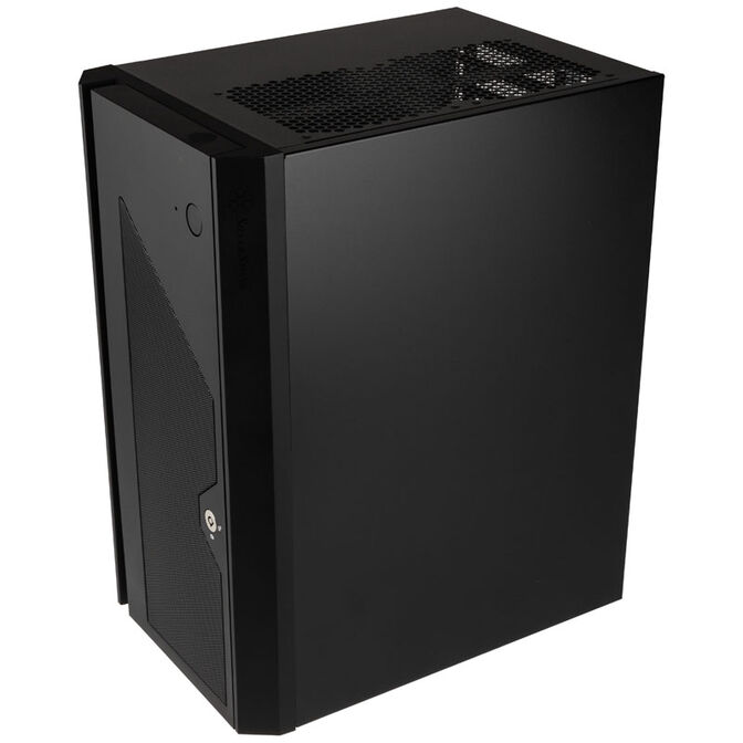 SilverStone SST-CS381 v1.1 Mini-ITX Storage, black image number 2