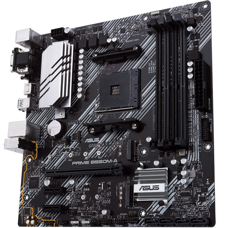 ASUS PRO B550M-C/CSM, AMD B550 motherboard, Socket AM4, DDR4 image number 4