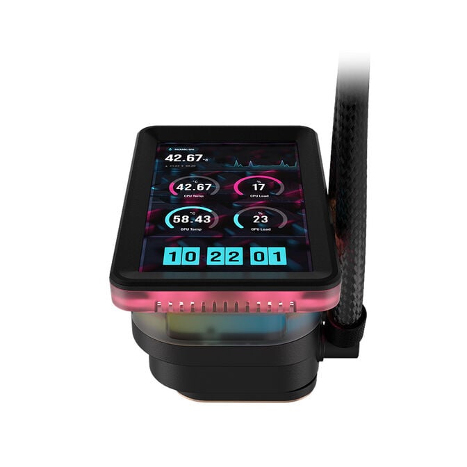 CORSAIR iCUE LINK TITAN 360 RX LCD AiO Water Cooling, 360 mm, RGB - black image number 3