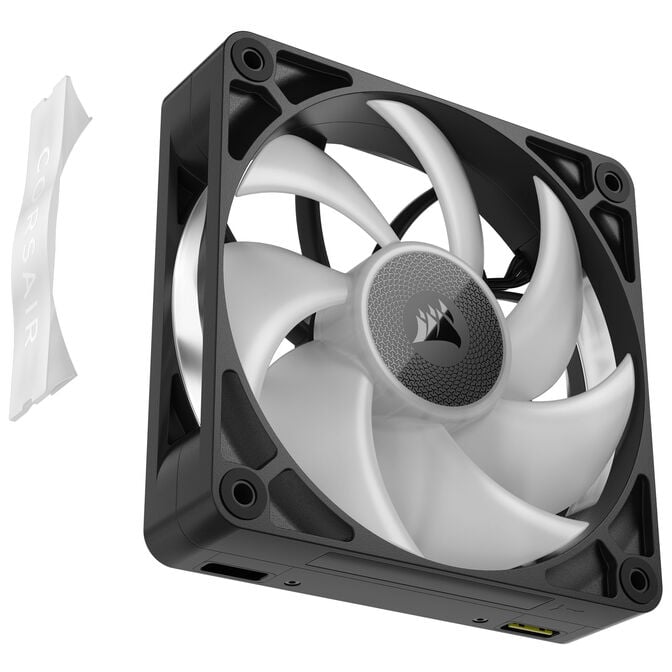 CORSAIR iCUE LINK RX120 MAX RGB PWM L&uuml;fter - 3er-Pack, 120mm, schwarz image number 12