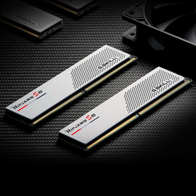 G.Skill Ripjaws S5 DDR5-5600 RAM, CL28, XMP - 64 GB Dual-Kit, wei&szlig; image number 2