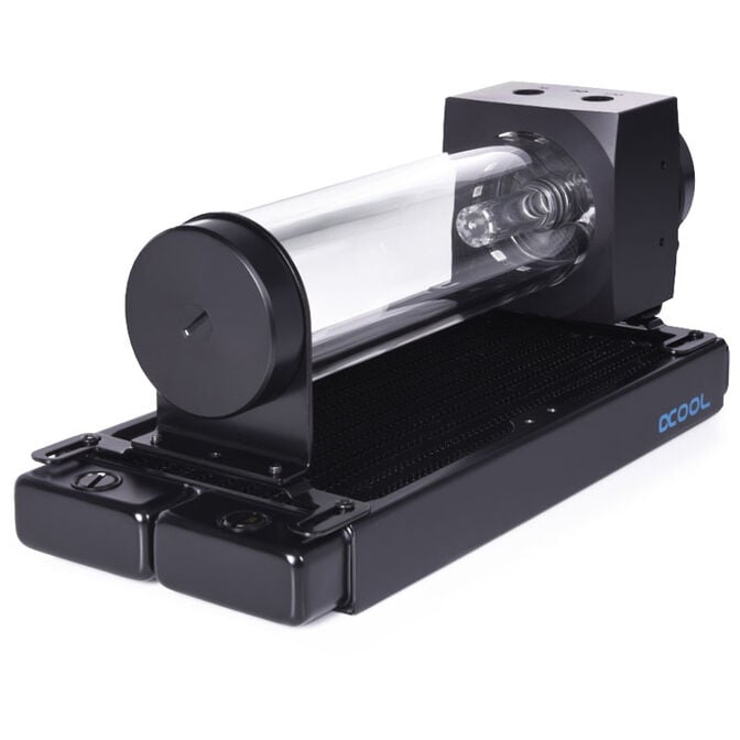 Alphacool Core 200 Aurora ARGB Ausgleichbeh&auml;lter mit VPP Pumpe, Acryl - schwarz image number 2