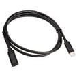 InLine USB 3.2 Gen 2 Extension Cable, USB Type C, black - 1m image number null