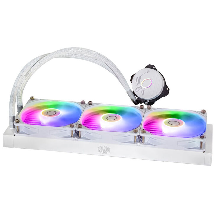 Cooler Master MasterLiquid 360L Core ARGB AIO Cooler - white image number 2