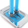 XSPC EC6 Coolant, 1 Liter - opaque blue, UV image number null