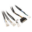 Akasa Flexa FP3S PWM Verteiler-Kabel (3 L&uuml;fter) - gesleevt, 30cm image number null